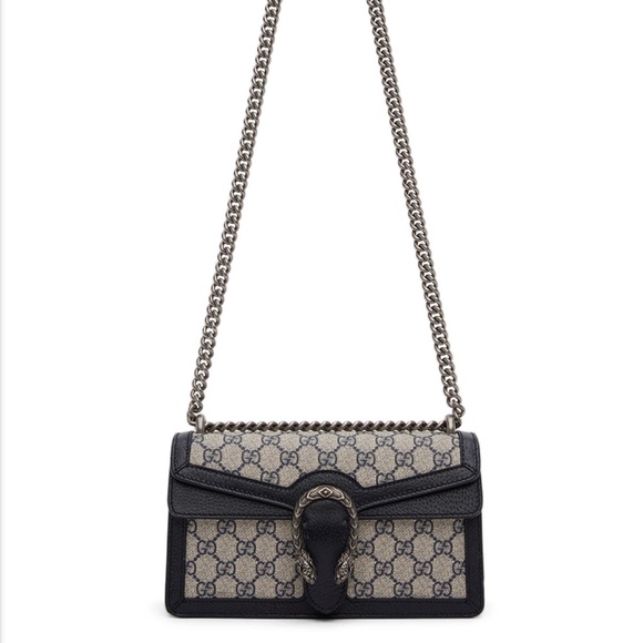 SUPER RARE Gucci dionysus small navy blue bag - Picture 3 of 7